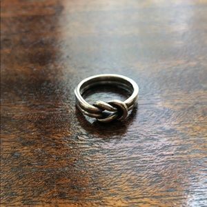 James Avery lovers knot ring silver